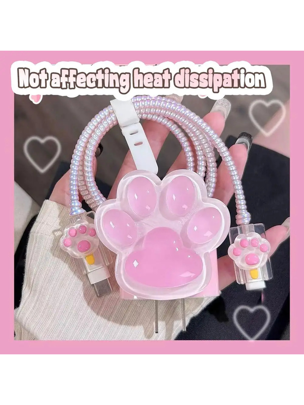 Dog Paw iPhone Charger and Cable Protectors P19